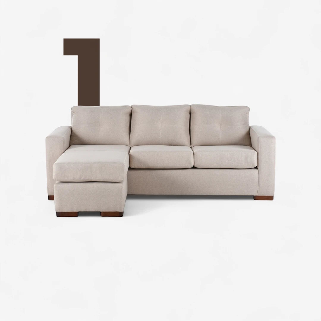 Seccional Magic - Tela Lino Bahía Beige