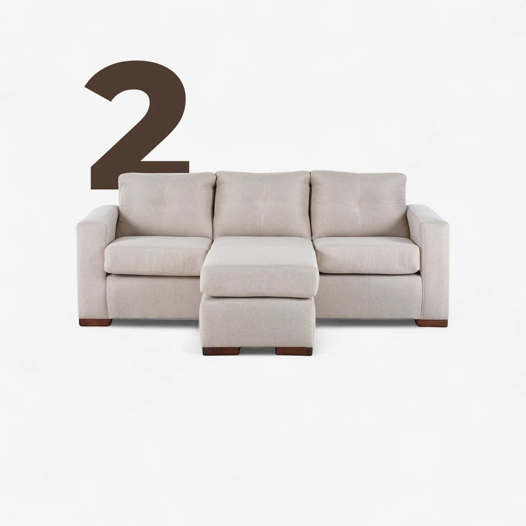 Seccional Magic - Tela Lino Bahía Beige