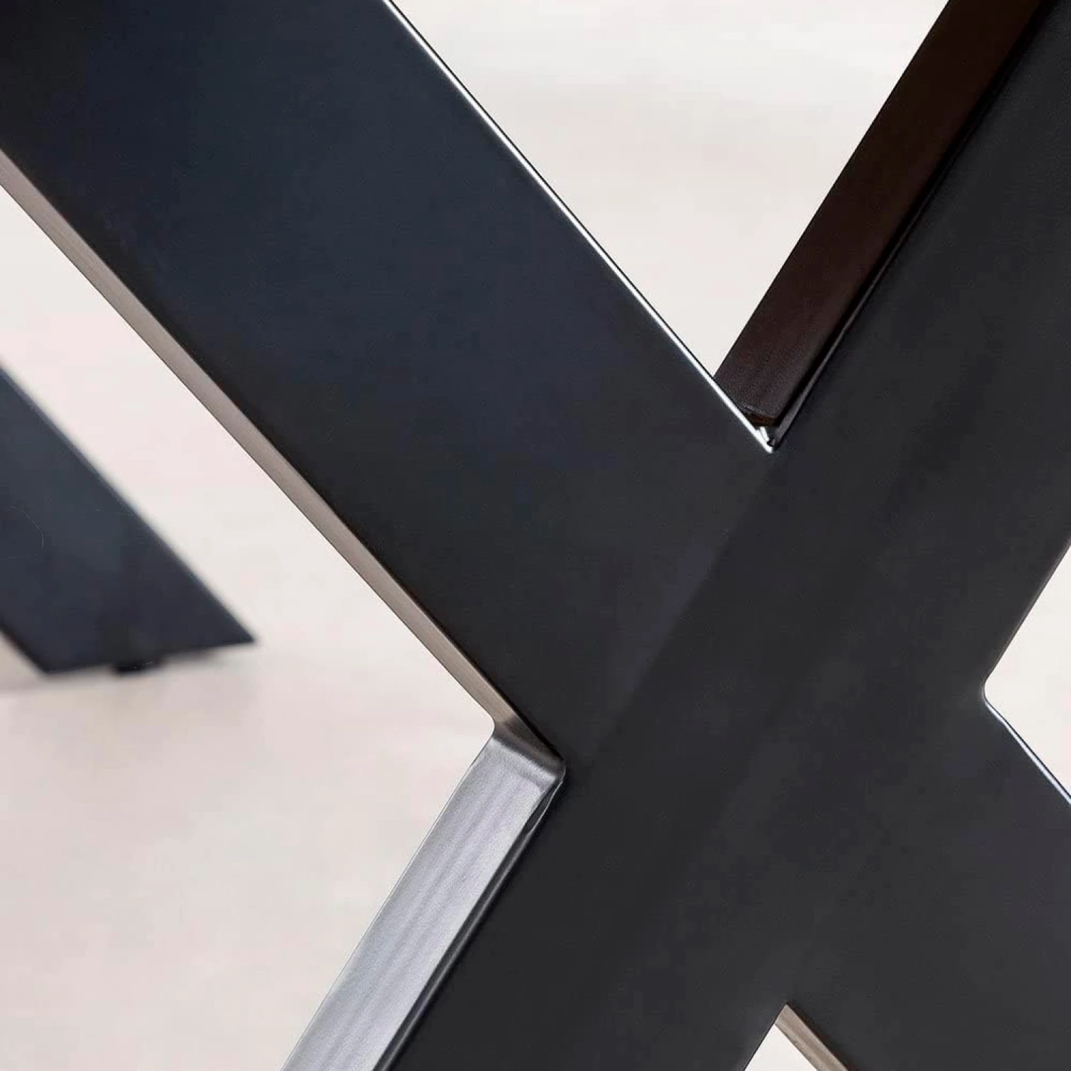 Mesa Industrial Madera y Metal Cross 180x90 cm