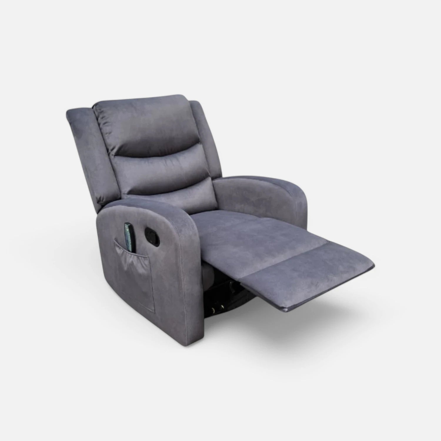 Bergere Andrew con Reclinación Manual y Función de Masaje 4P Gris