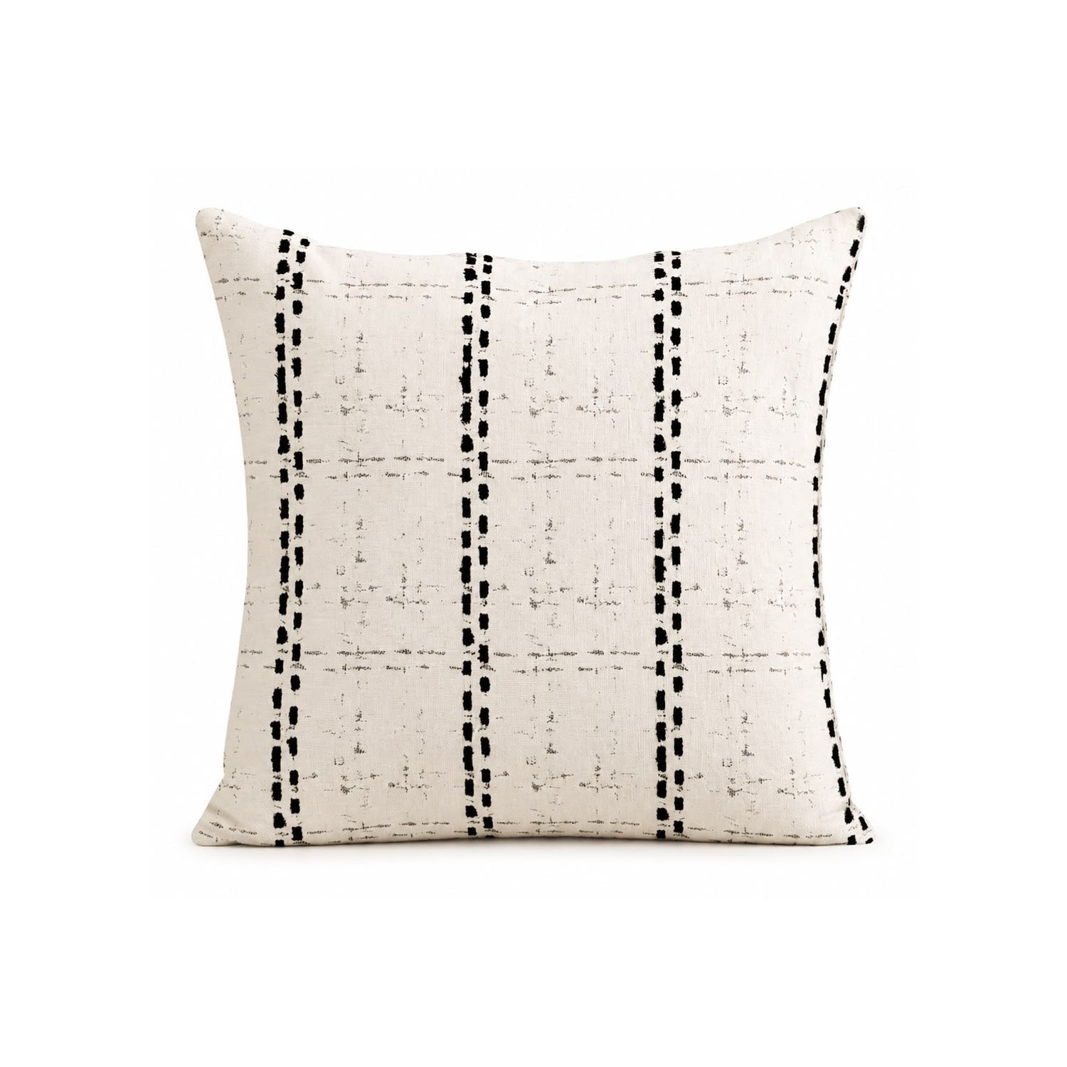 Cojín Decorativo Líneas Ébano 50x50cm | mueblesamerica.cl