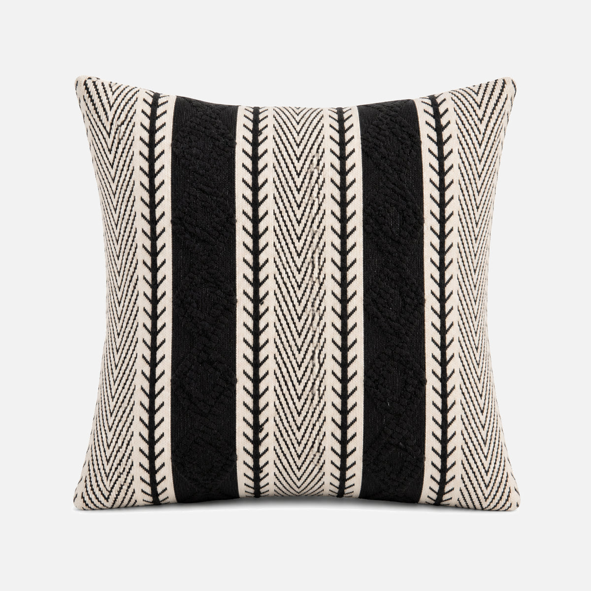 Cojín Decorativo Tribal Negro 50x50cm | mueblesamerica.cl