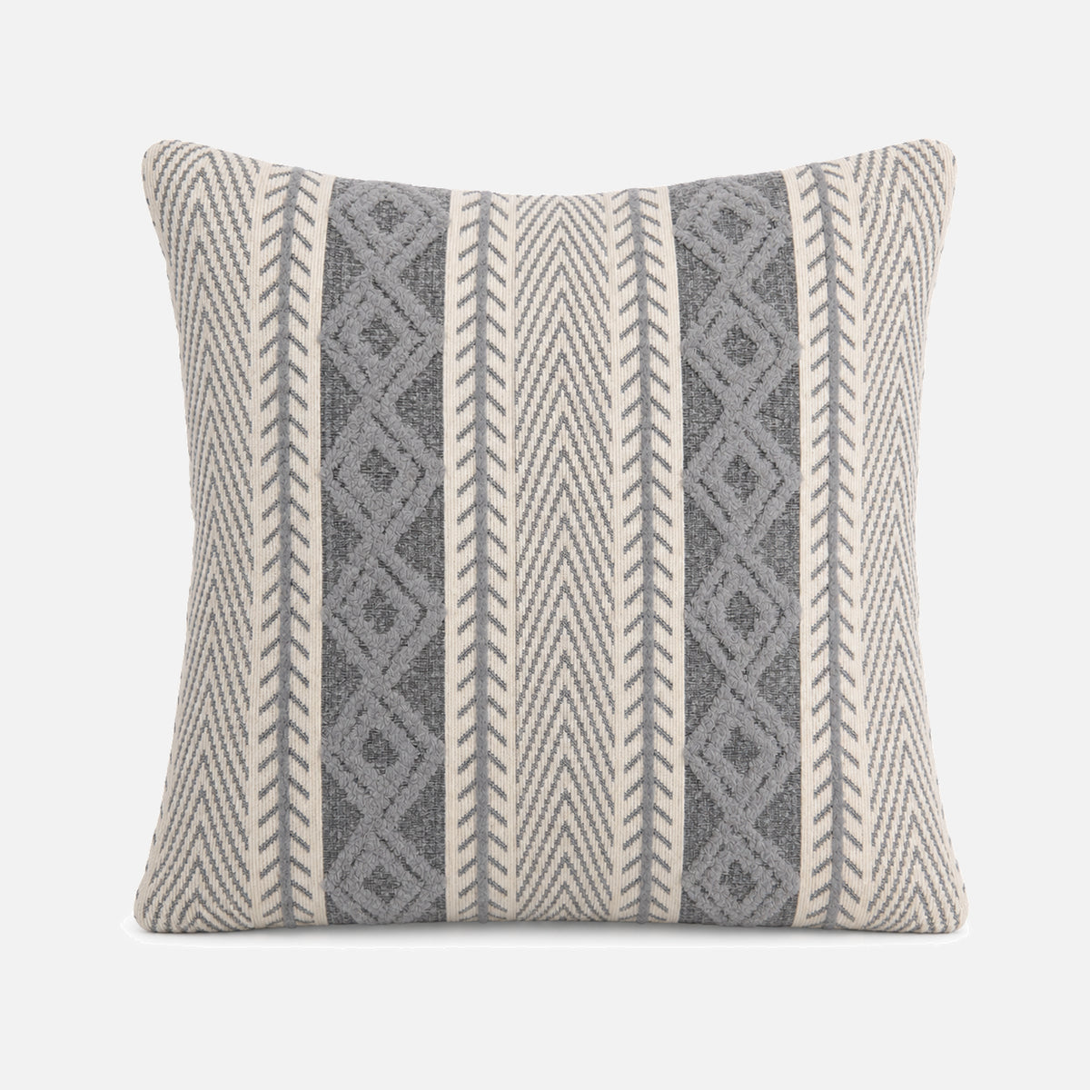 Cojín Decorativo Tribal Gris 50x50cm | mueblesamerica.cl