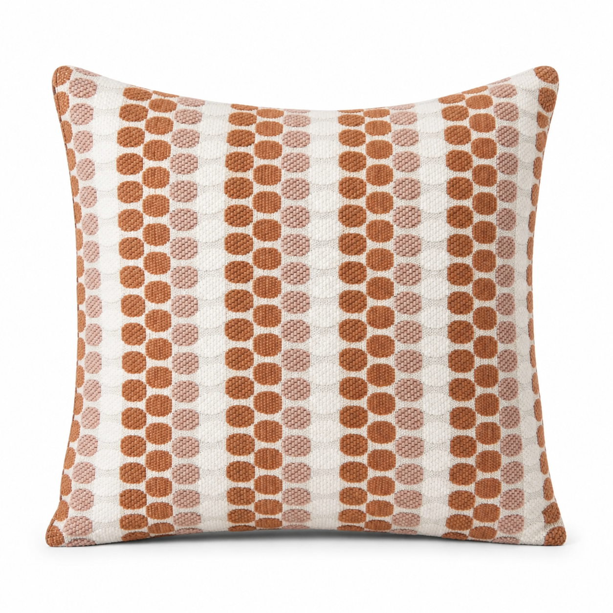 Cojín Decorativo Mosaico Terracota 50x50cm | mueblesamerica.cl