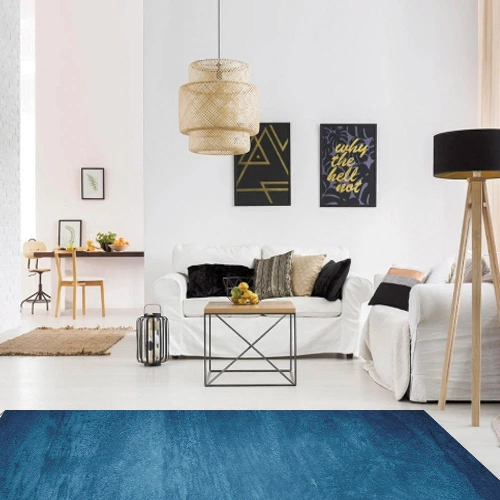 Alfombra Cemento Azul