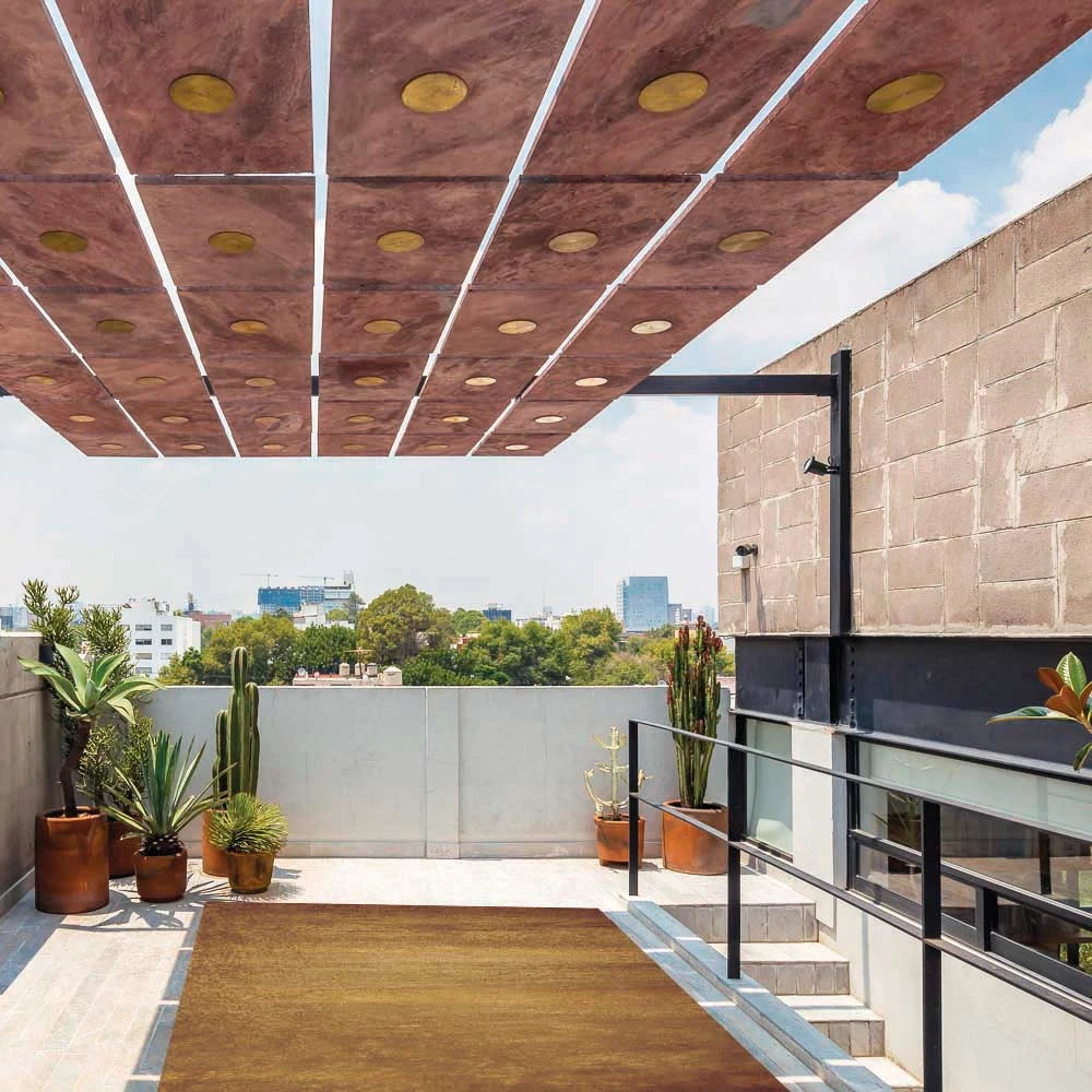 Alfombra Cemento Ocre