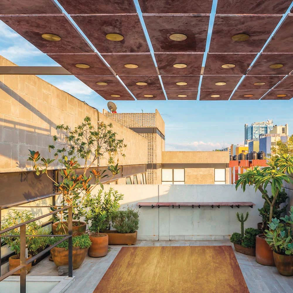 Alfombra Cemento Ocre