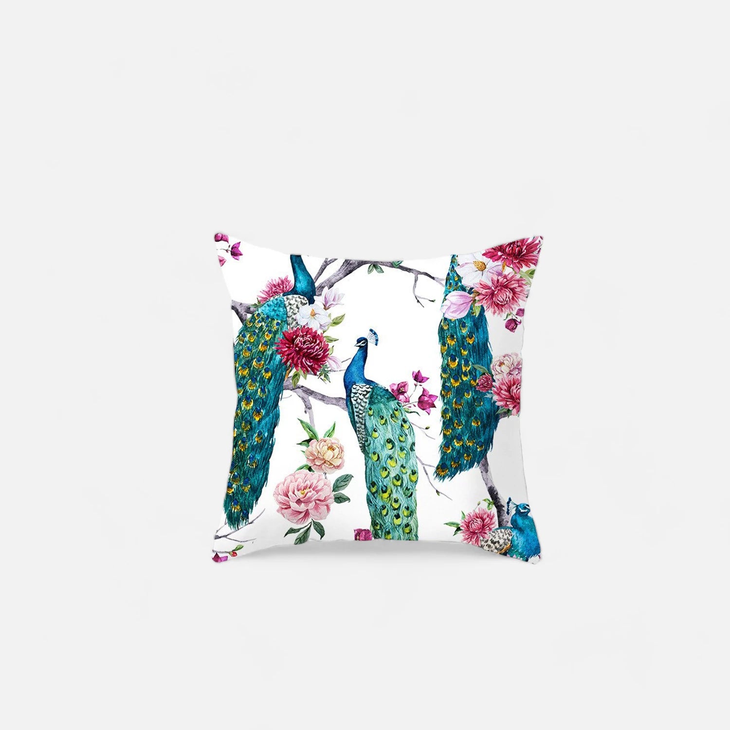 Cojín Decorativo Pavos Reales