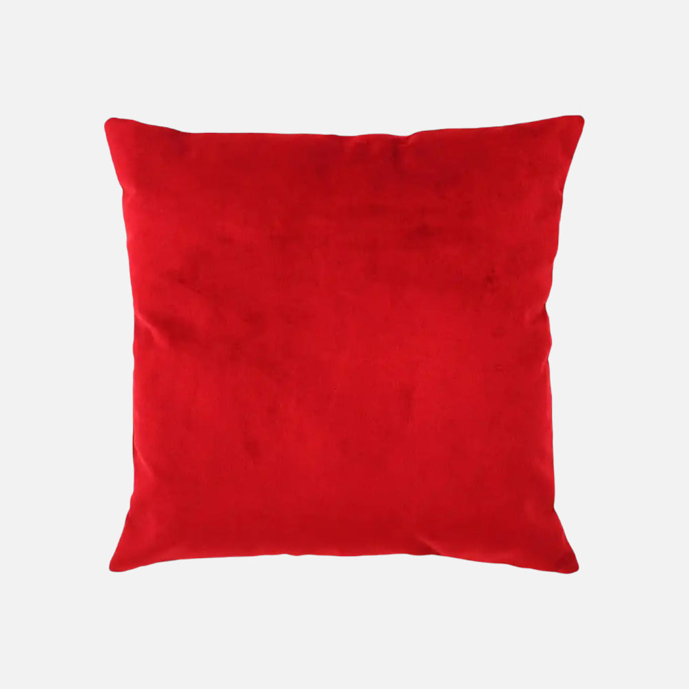 Cojín de felpa burdeos suave | mueblesamerica.cl