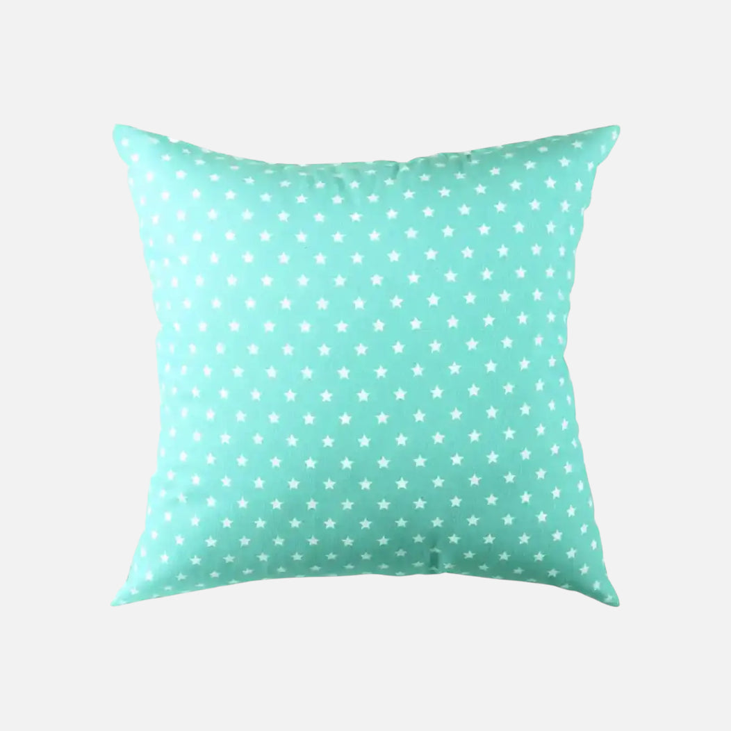 Cojín de lona española con estrellitas | mueblesamerica.cl