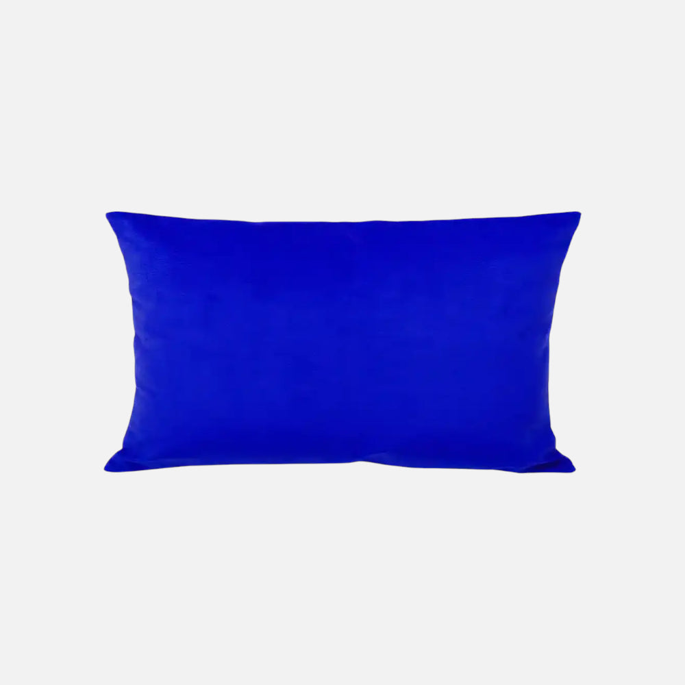 Cojín de felpa azul suave | mueblesamerica.cl