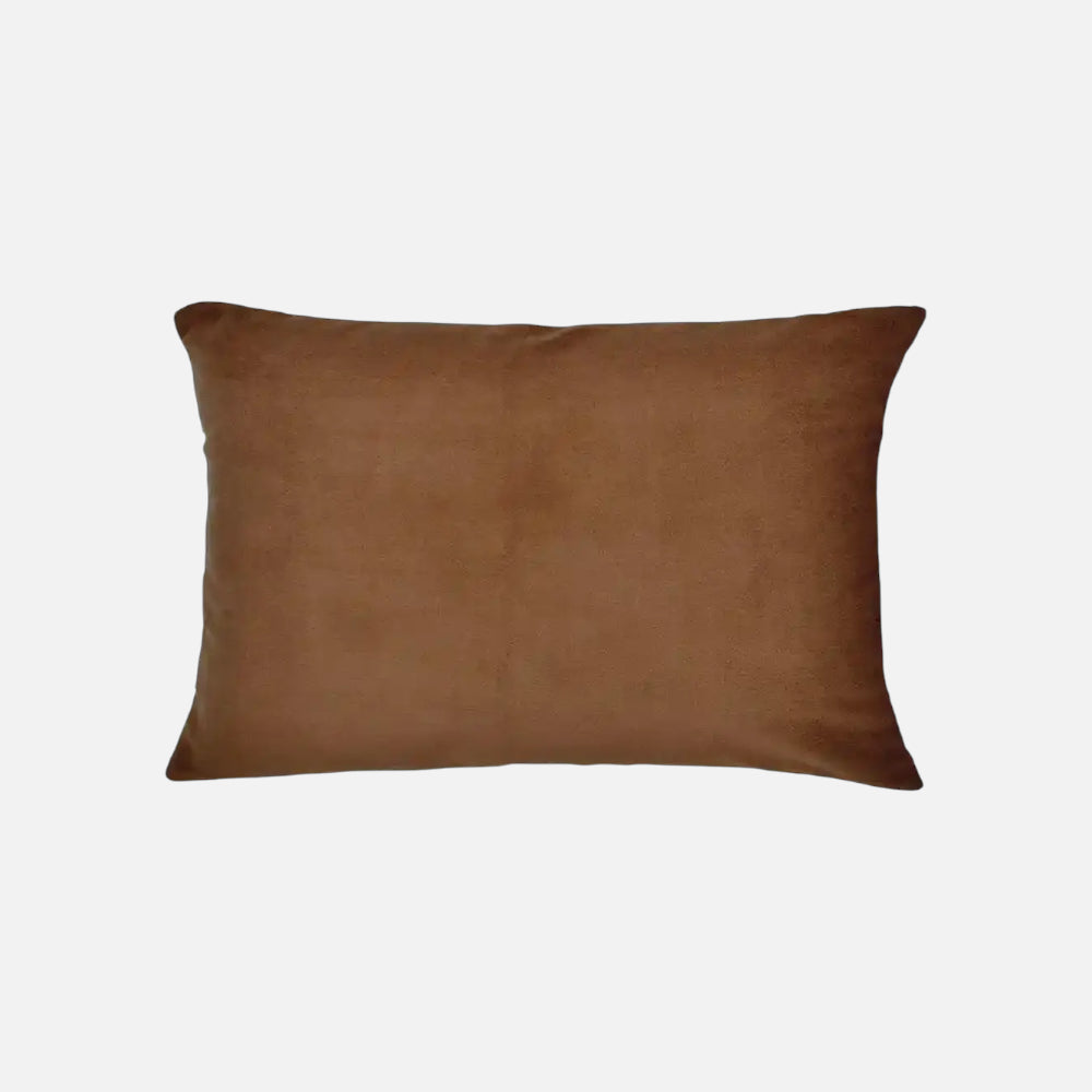 Cojín de felpa color tabaco suave | mueblesamerica.cl