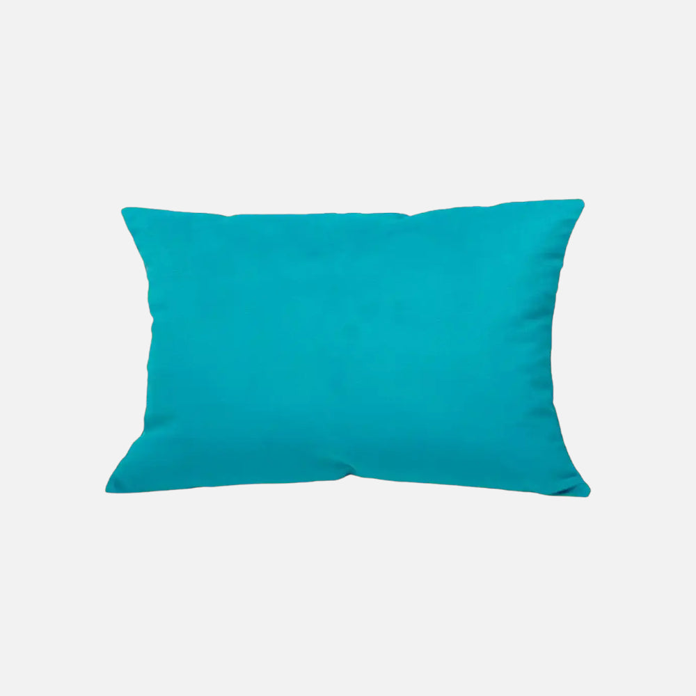 Cojín de felpa turquesa suave | mueblesamerica.cl