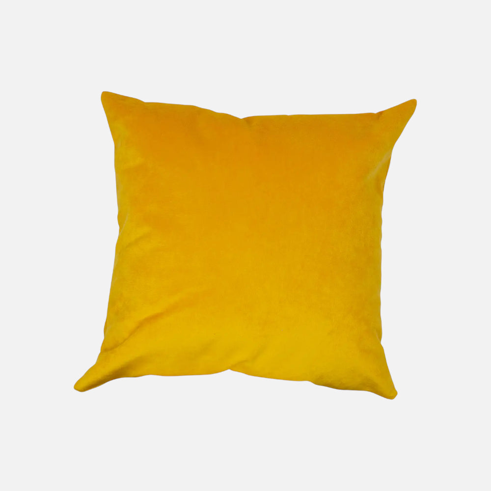 Cojín de felpa amarilla suave | mueblesamerica.cl