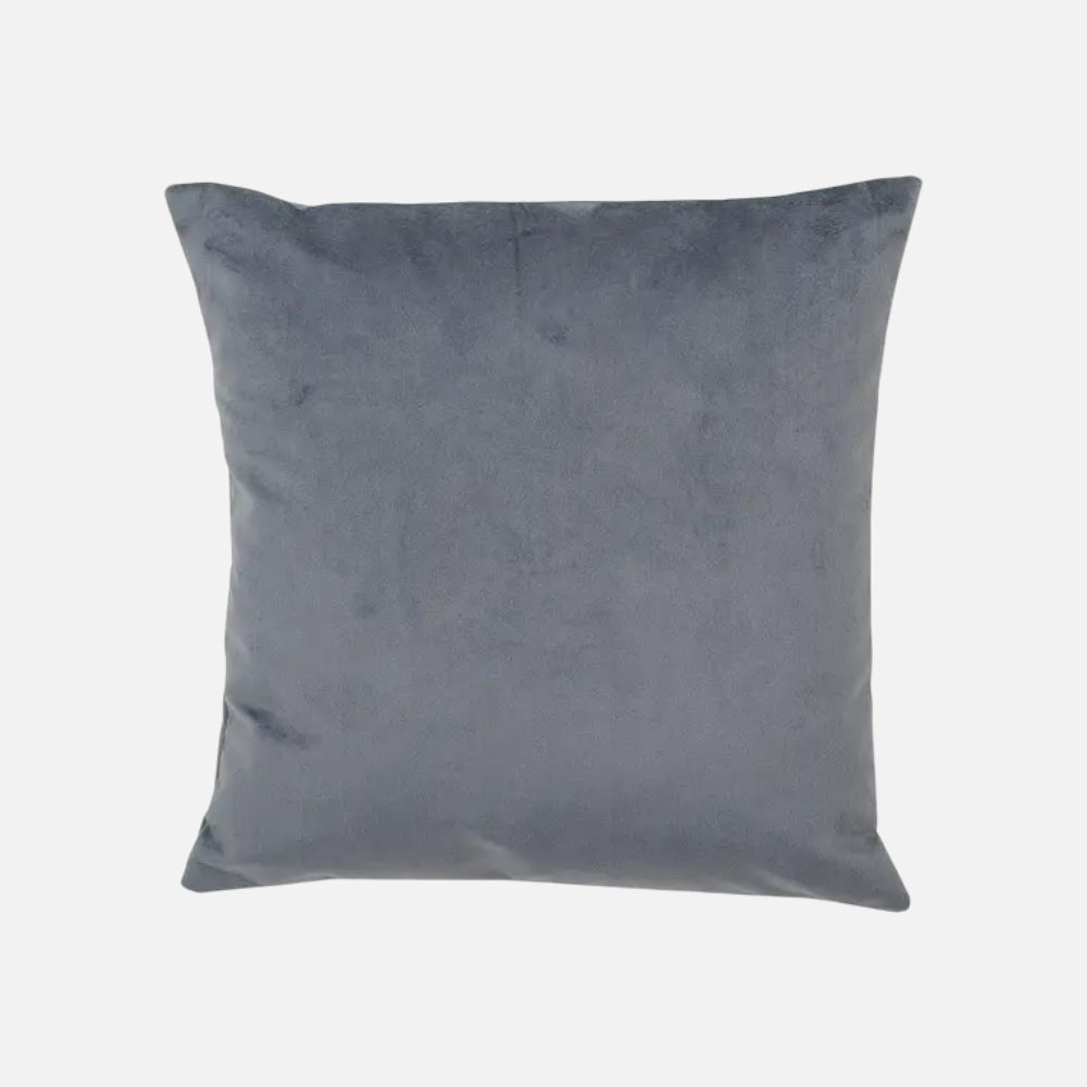 Cojín de felpa gris suave | mueblesamerica.cl