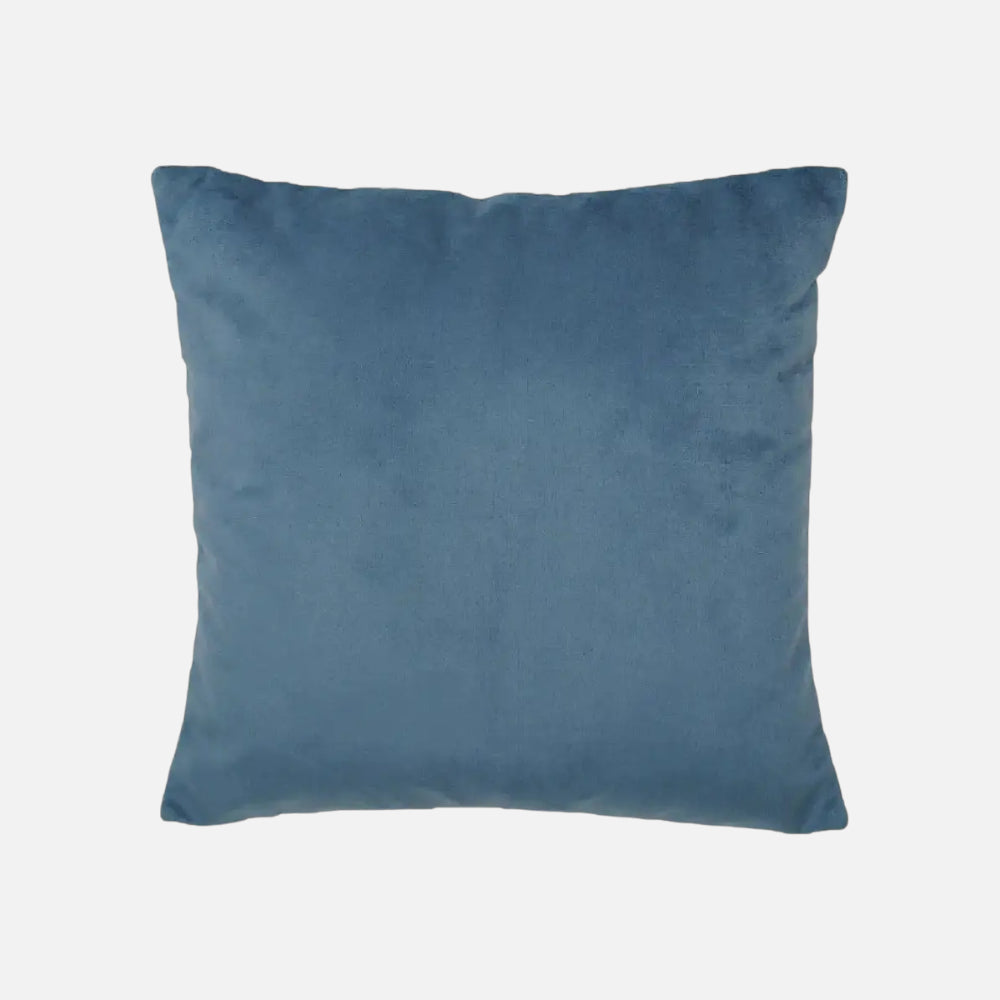 Cojín de felpa color petróleo suave | mueblesamerica.cl