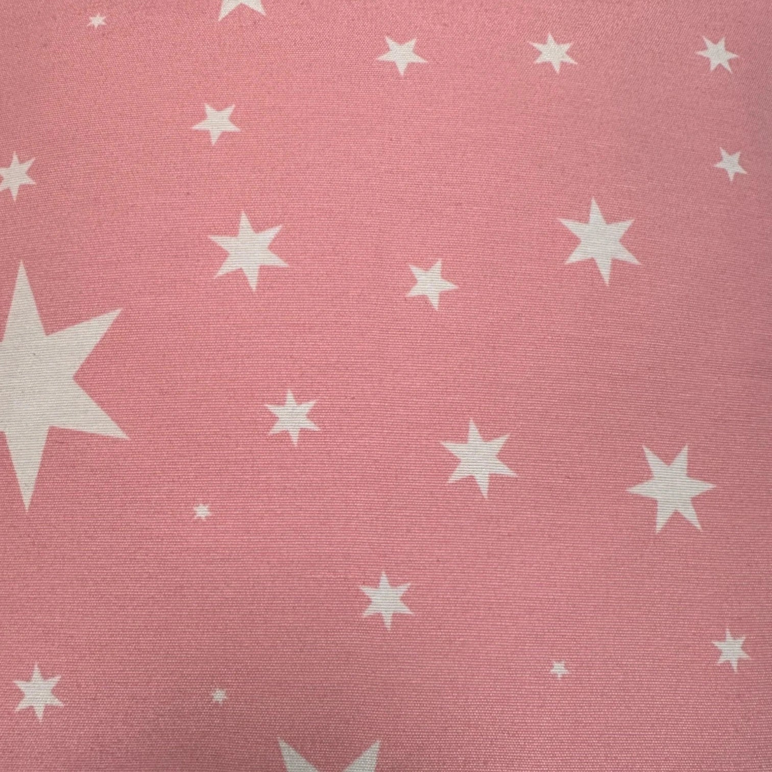 Cojín Lona Española Estrellas Rosado 50x50cm