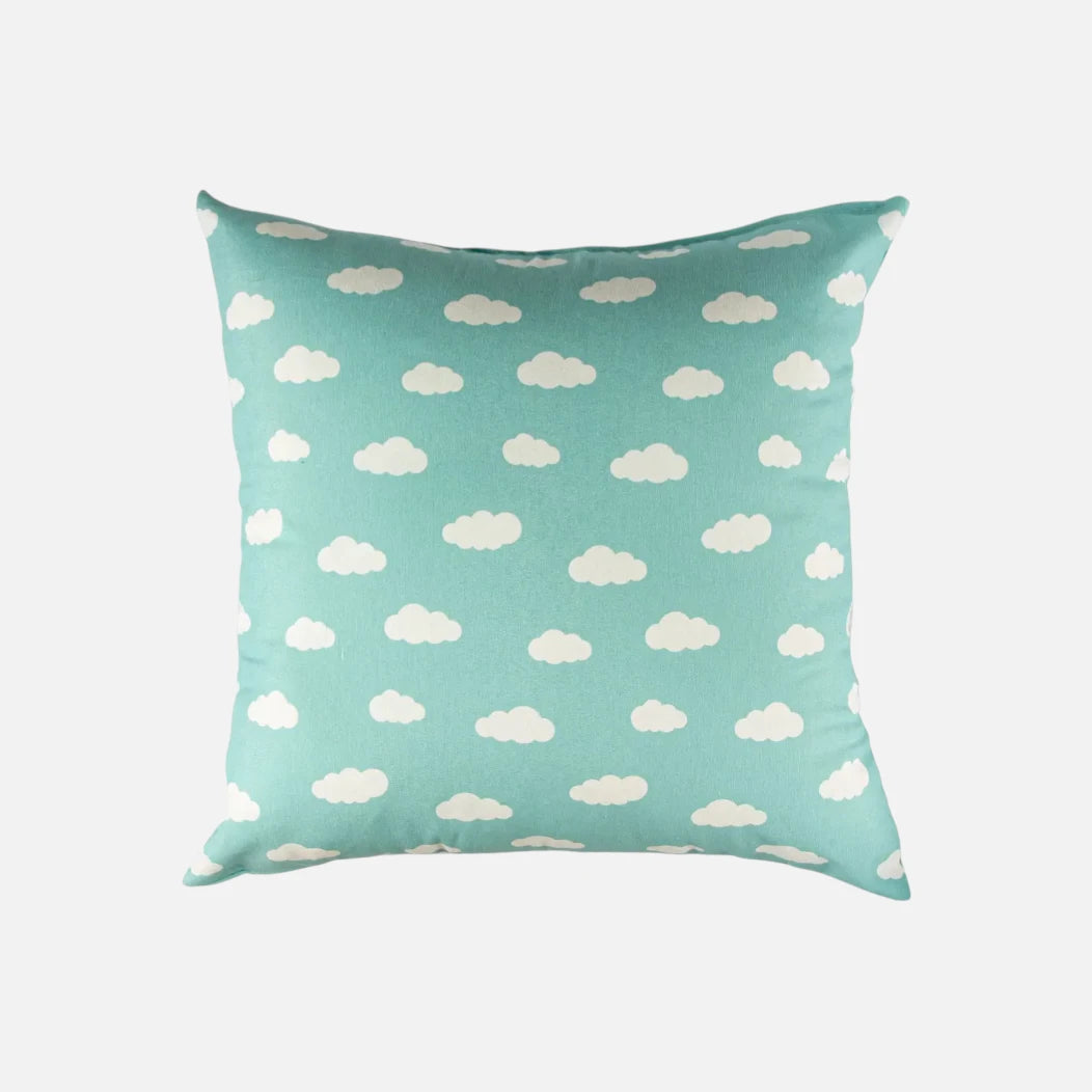 Cojín Lona Nubes Jade 50x50cm