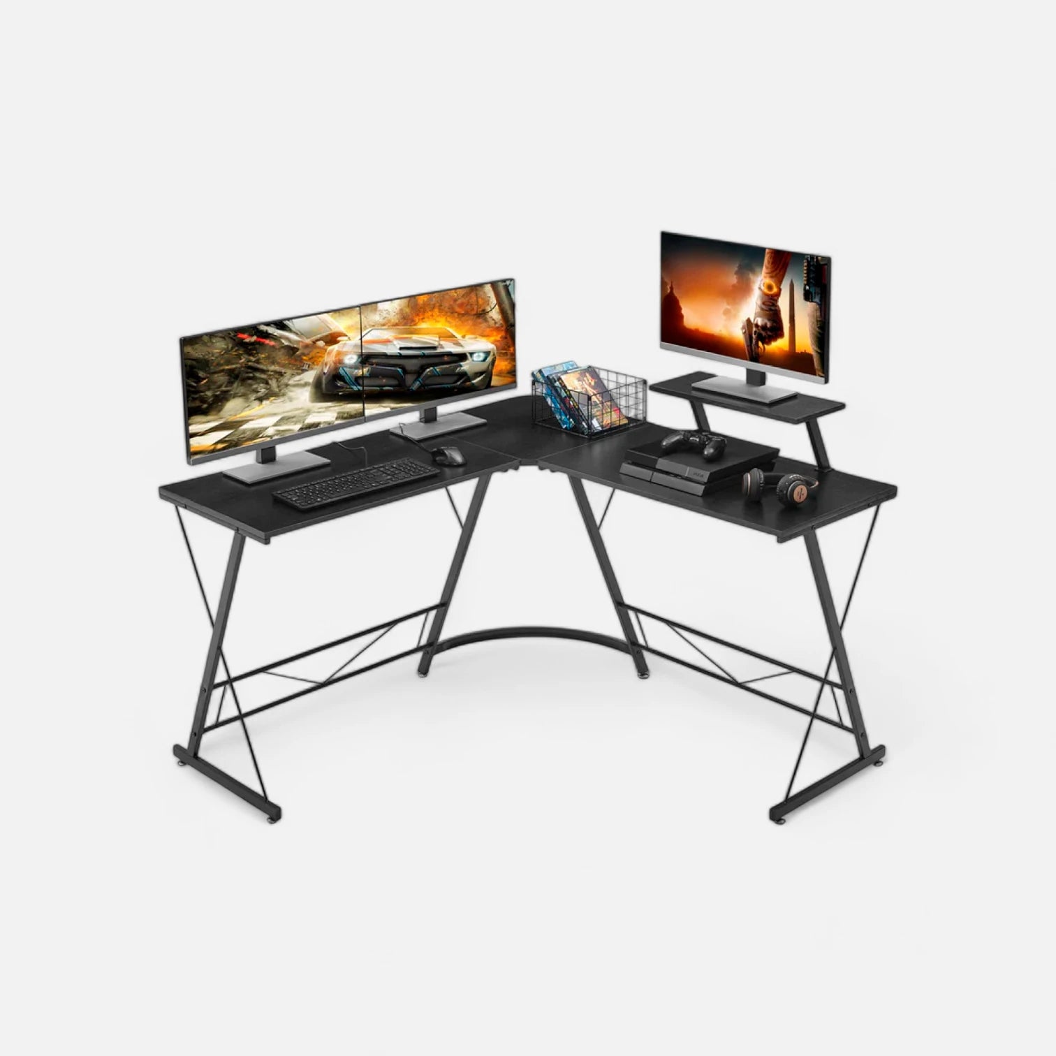 Escritorio Esquinero Gamer Night Black