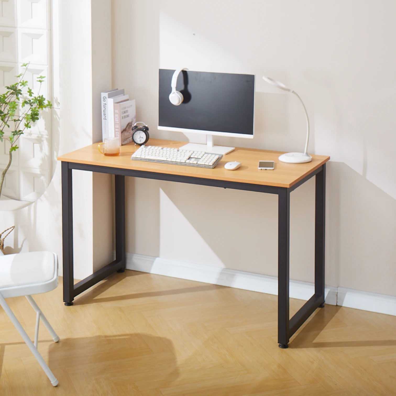 Escritorio Industrial Home Office - Madera Clara