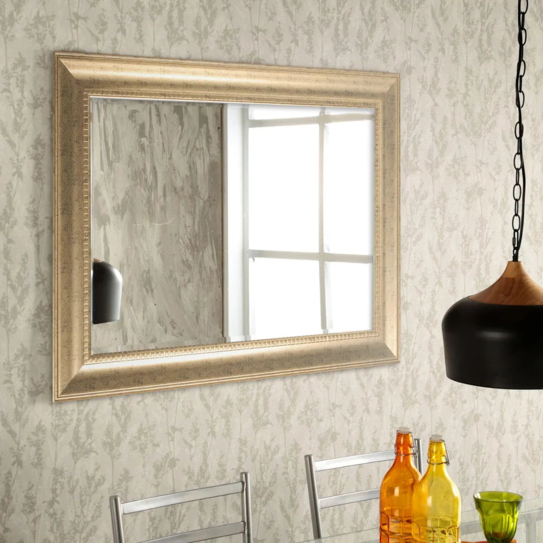 Espejo Rectangular Dorado