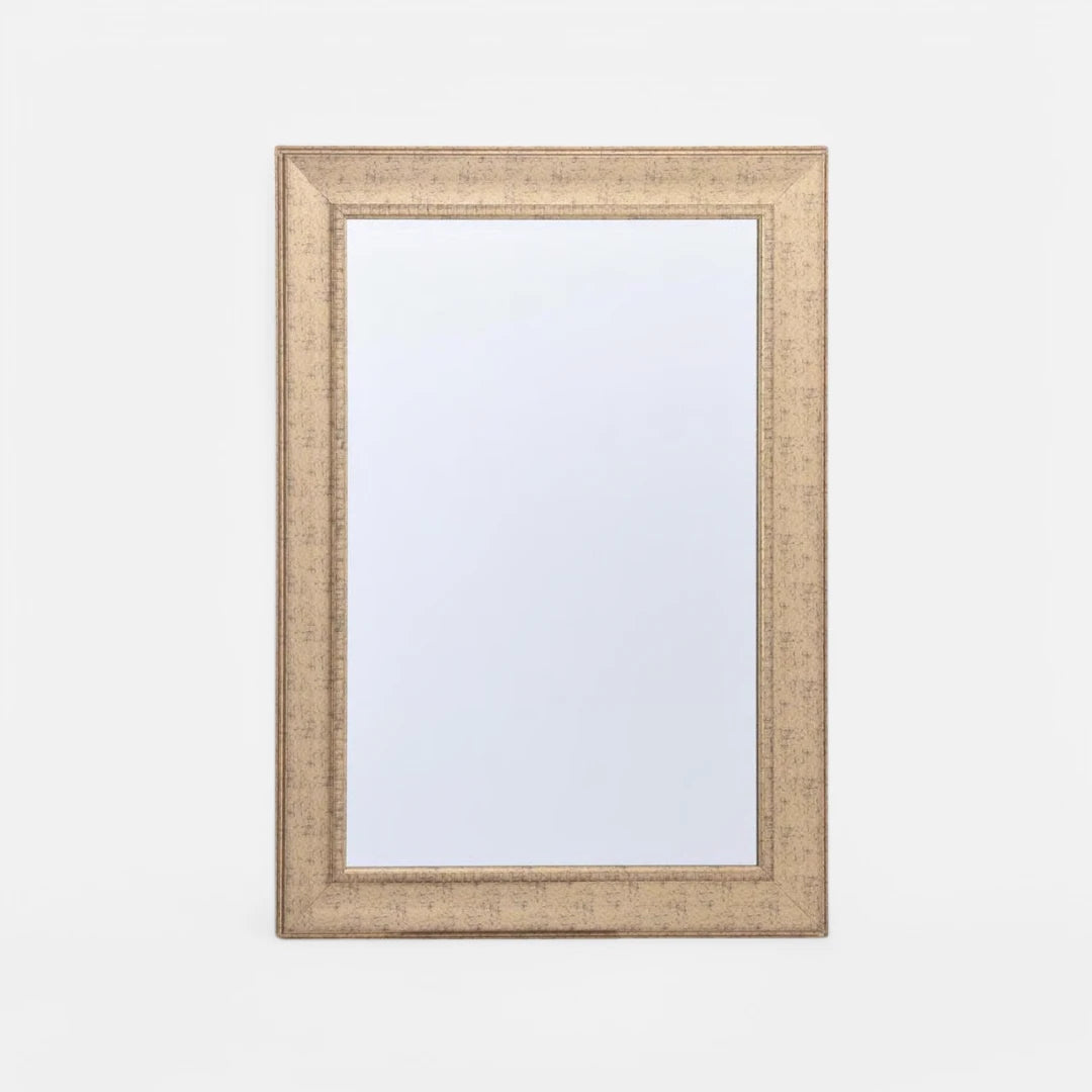 Espejo Rectangular Dorado