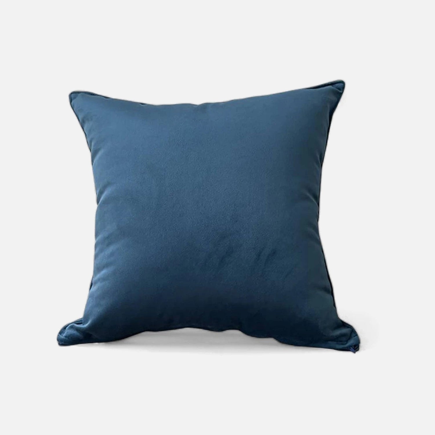 Cojín de felpa azul petróleo elegante | mueblesamerica.cl