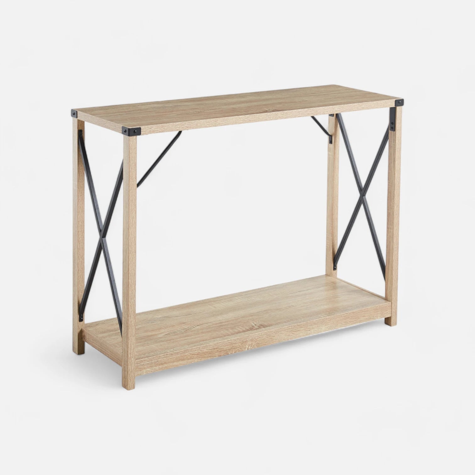 Mesa de Arrimo Cross 2 Niveles - Madera