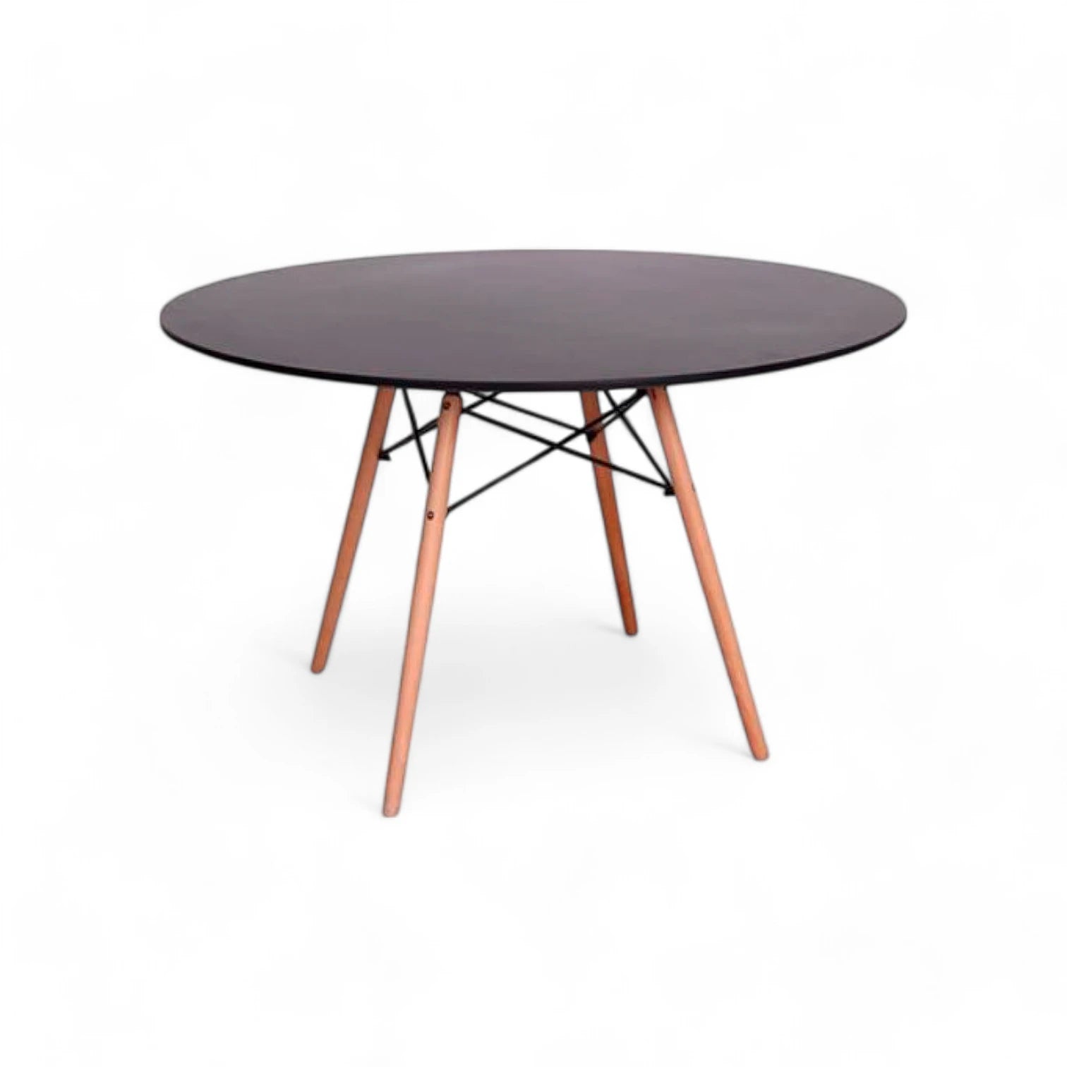 Mesa Eames 100 cm redonda - Negra