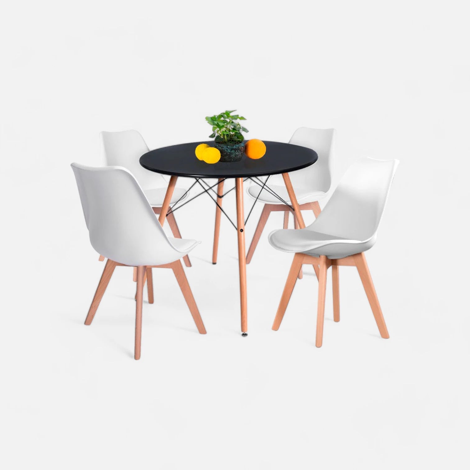 Mesa Eames 80cm redonda - Blanca