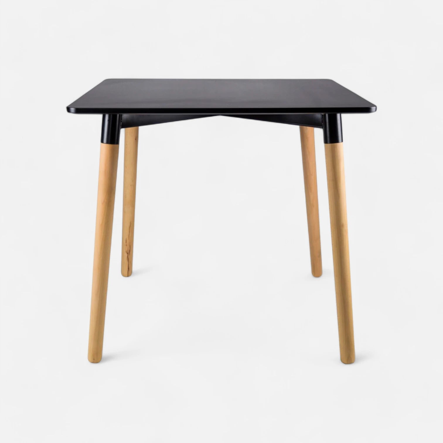 Mesa Eames Cuadrada MDF 80 cms - Negro