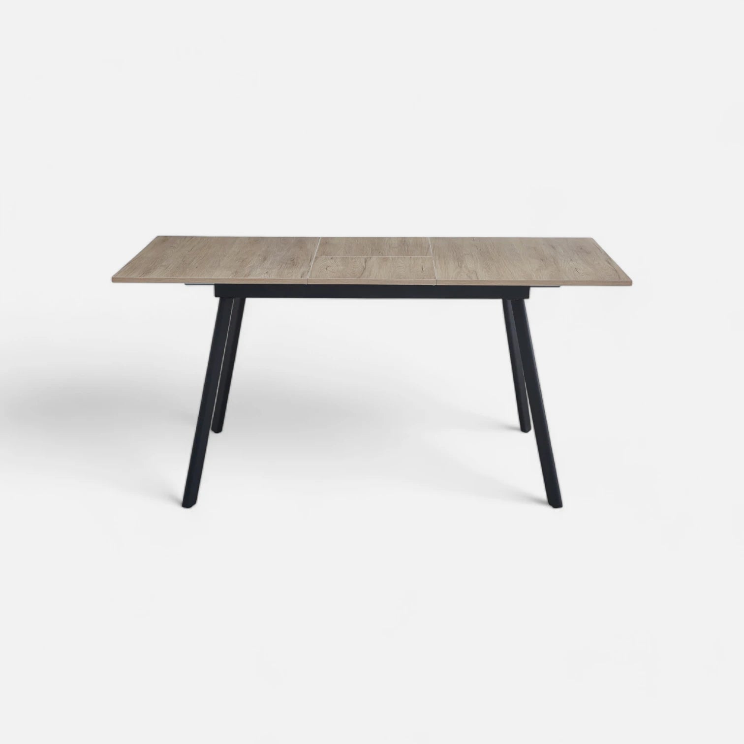 Mesa Extensible 120 a 160 cm, ancho 80 cm - Café Claro