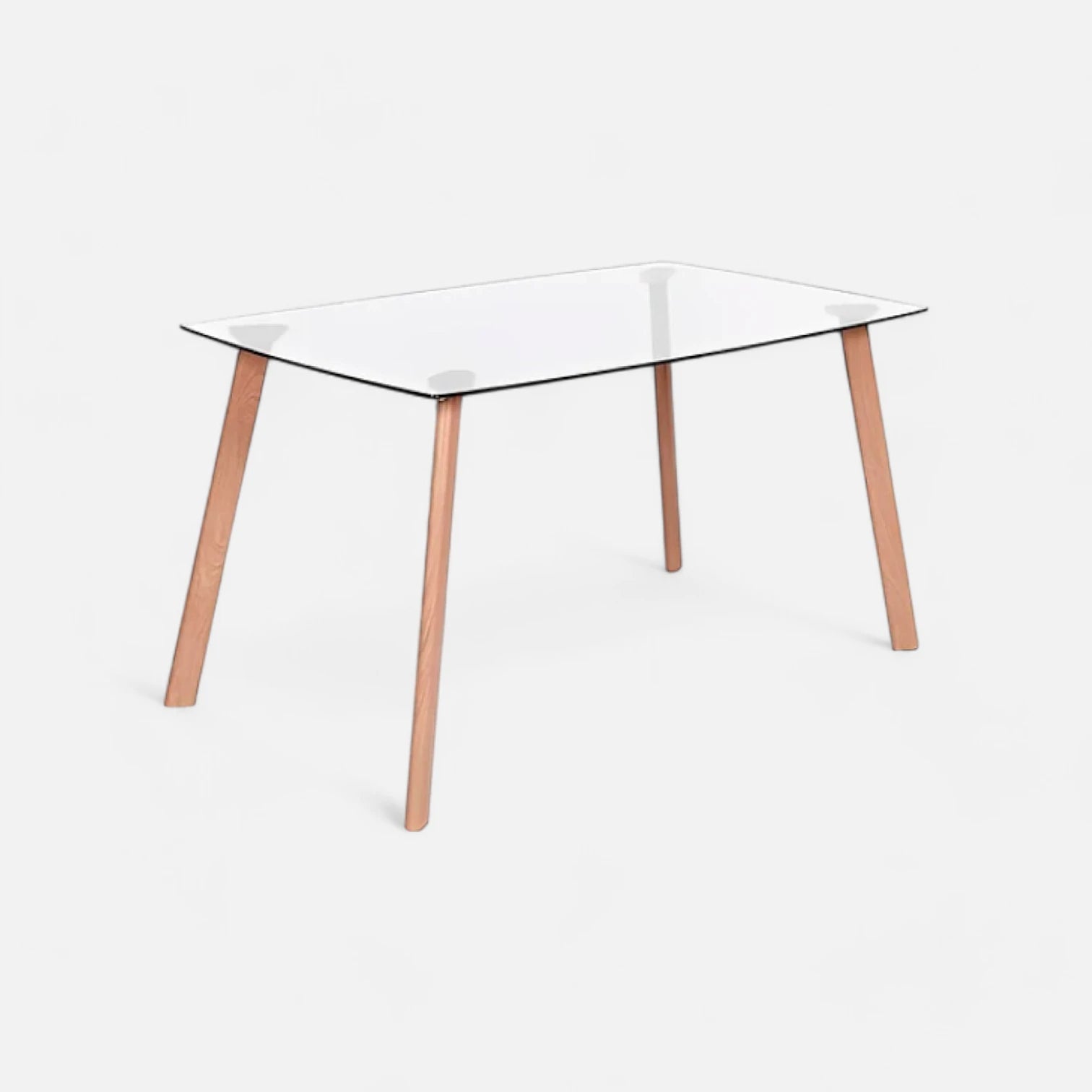 Mesa Nordic Rectangular Vidrio 140 x 90 cms