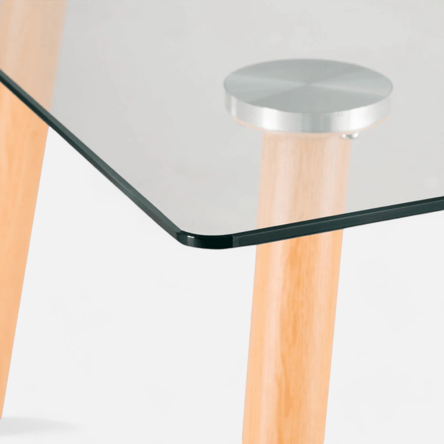 Mesa Rectangular de Vidrio 120 x 80 cms