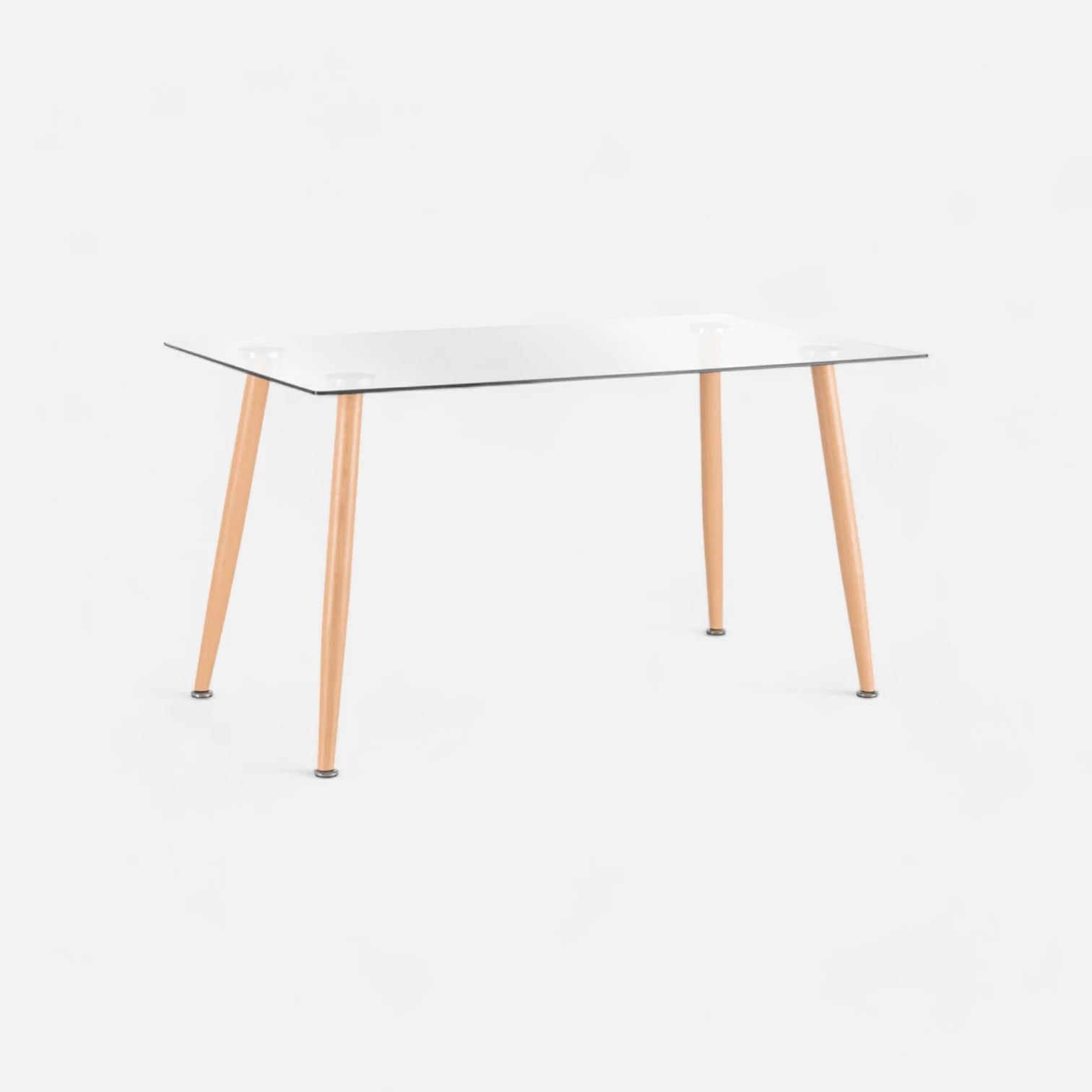 Mesa Rectangular de Vidrio 120 x 80 cms