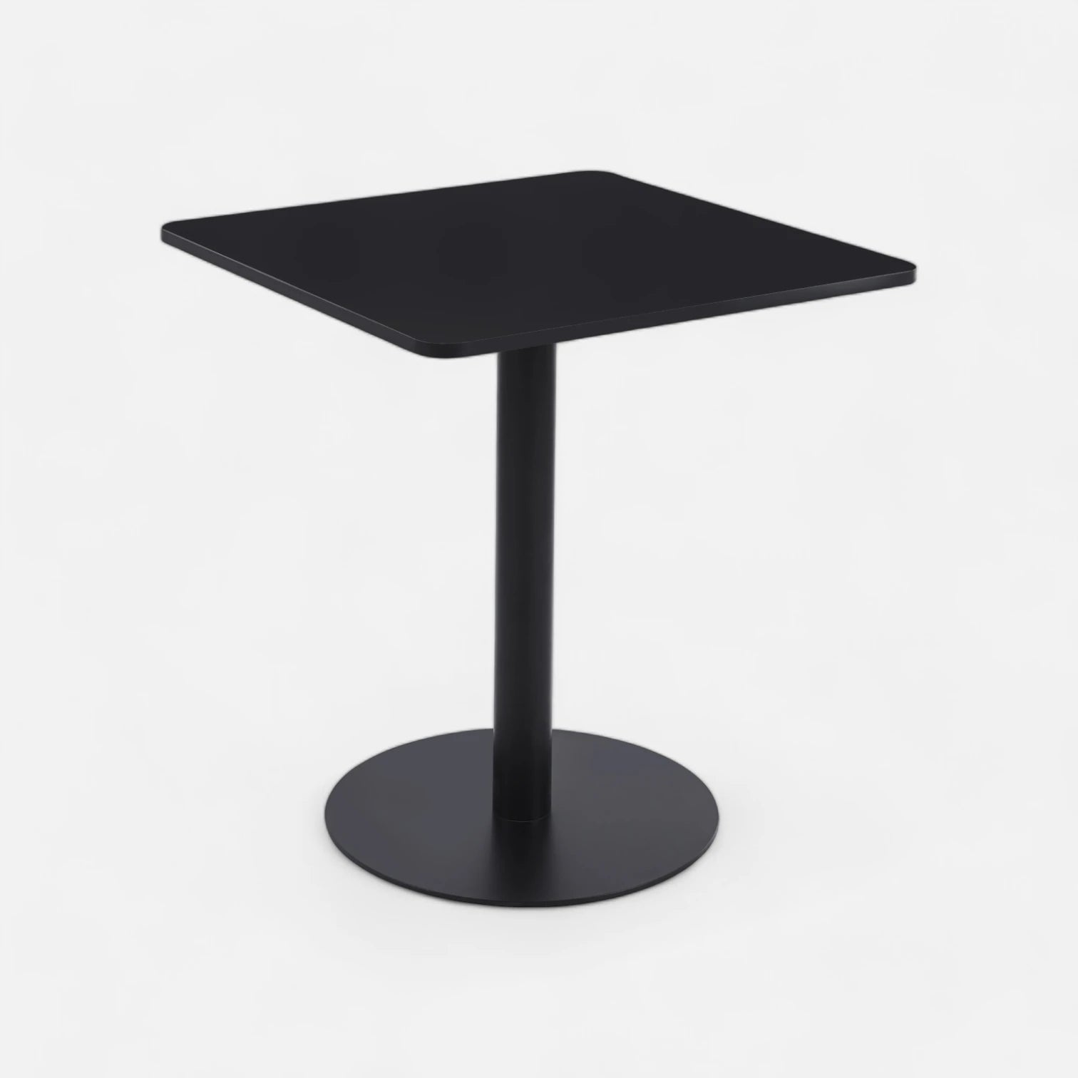 Mesa Restaurant 70x70 cm Tubo Metal cubierta MDF