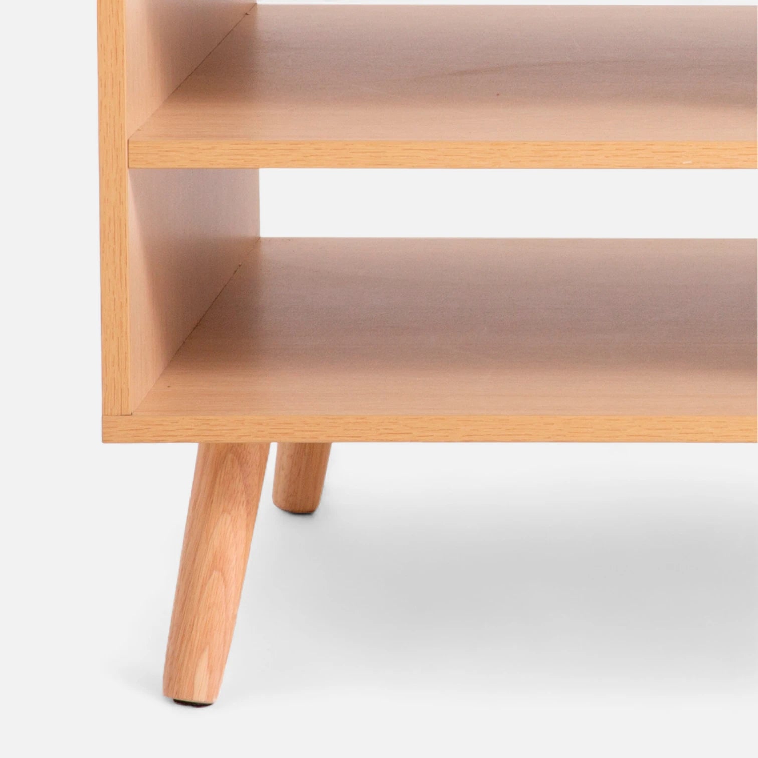 Mesa de Centro con rattan y madera