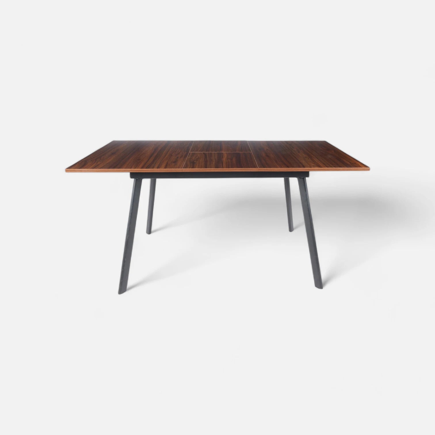 Mesa extensible 120 a 160 cm, ancho 80cm Madera Oscura