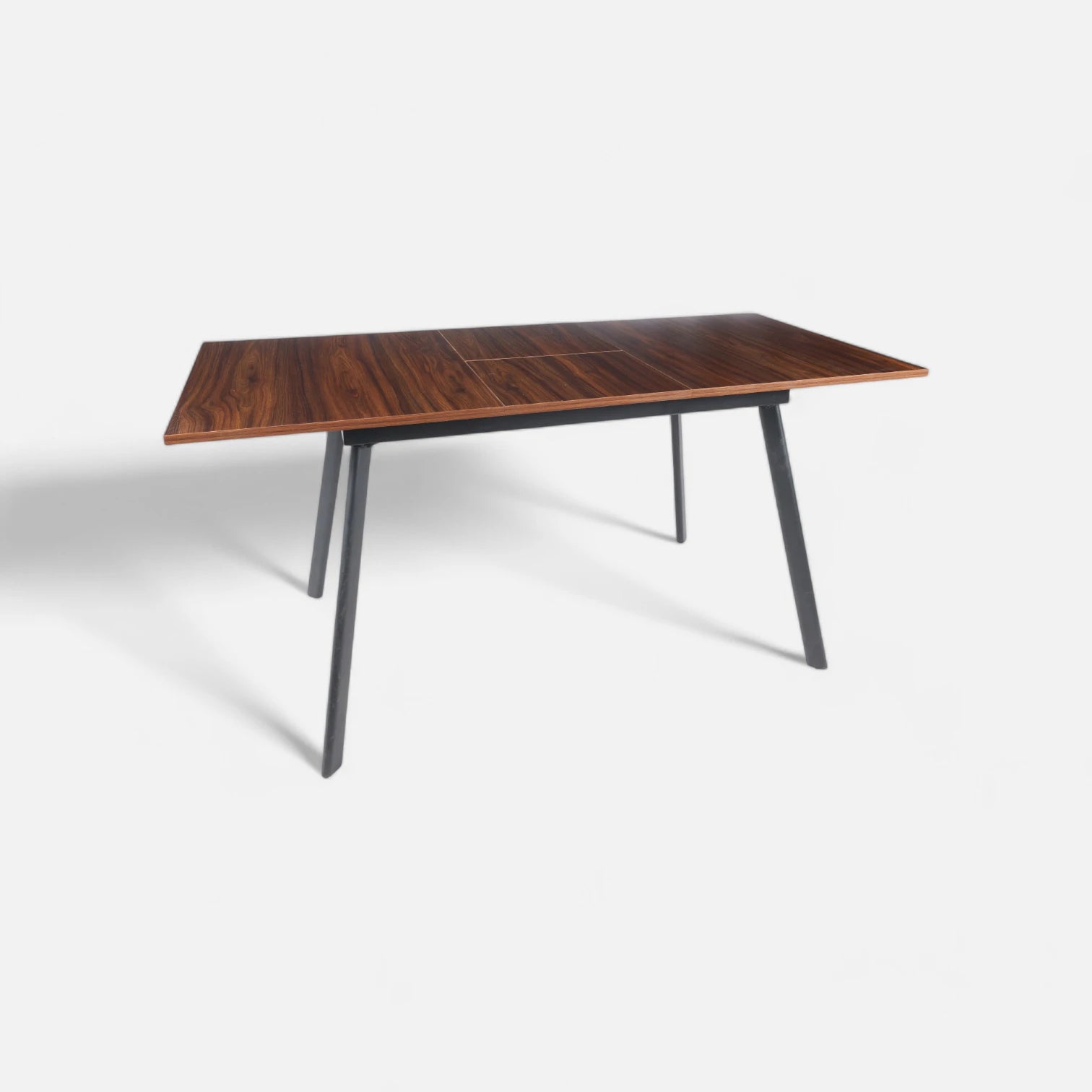 Mesa extensible 120 a 160 cm, ancho 80cm Madera Oscura