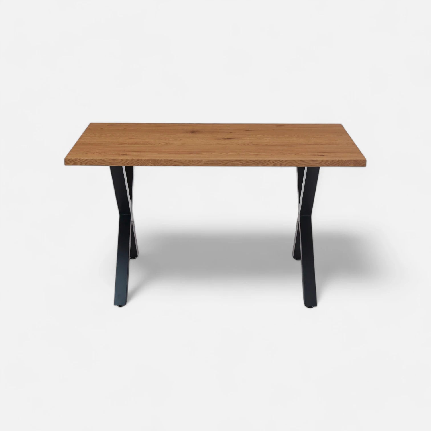 Mesa industrial de madera y metal | mueblesamerica.cl
