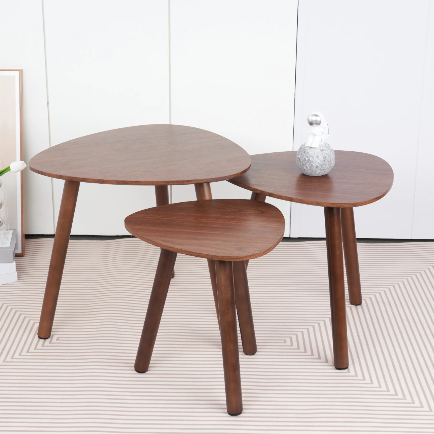 Pack de 3 mesas de centro o laterales madera