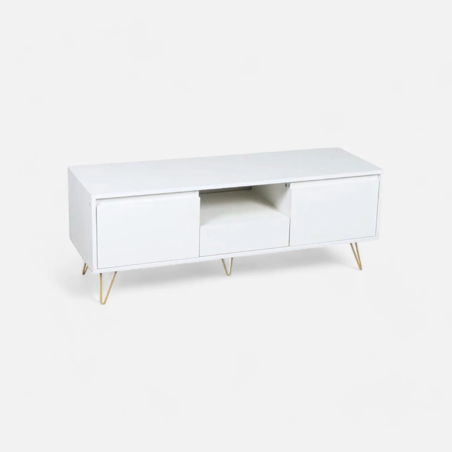 Rack de TV o Buffet con Cajones Simply White