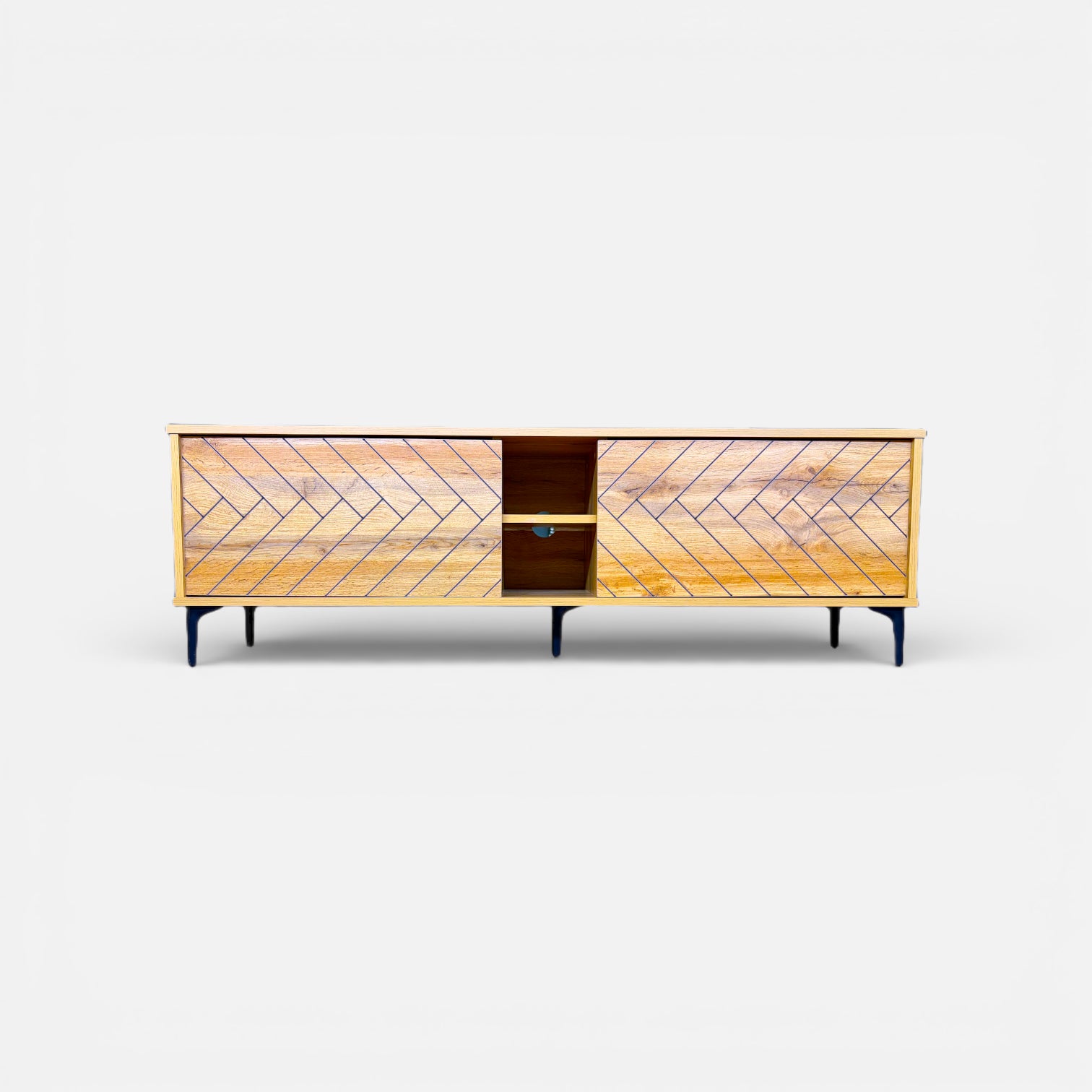 rack para TV - Rack TV Joaquín en madera natural | mueblesamerica.cl