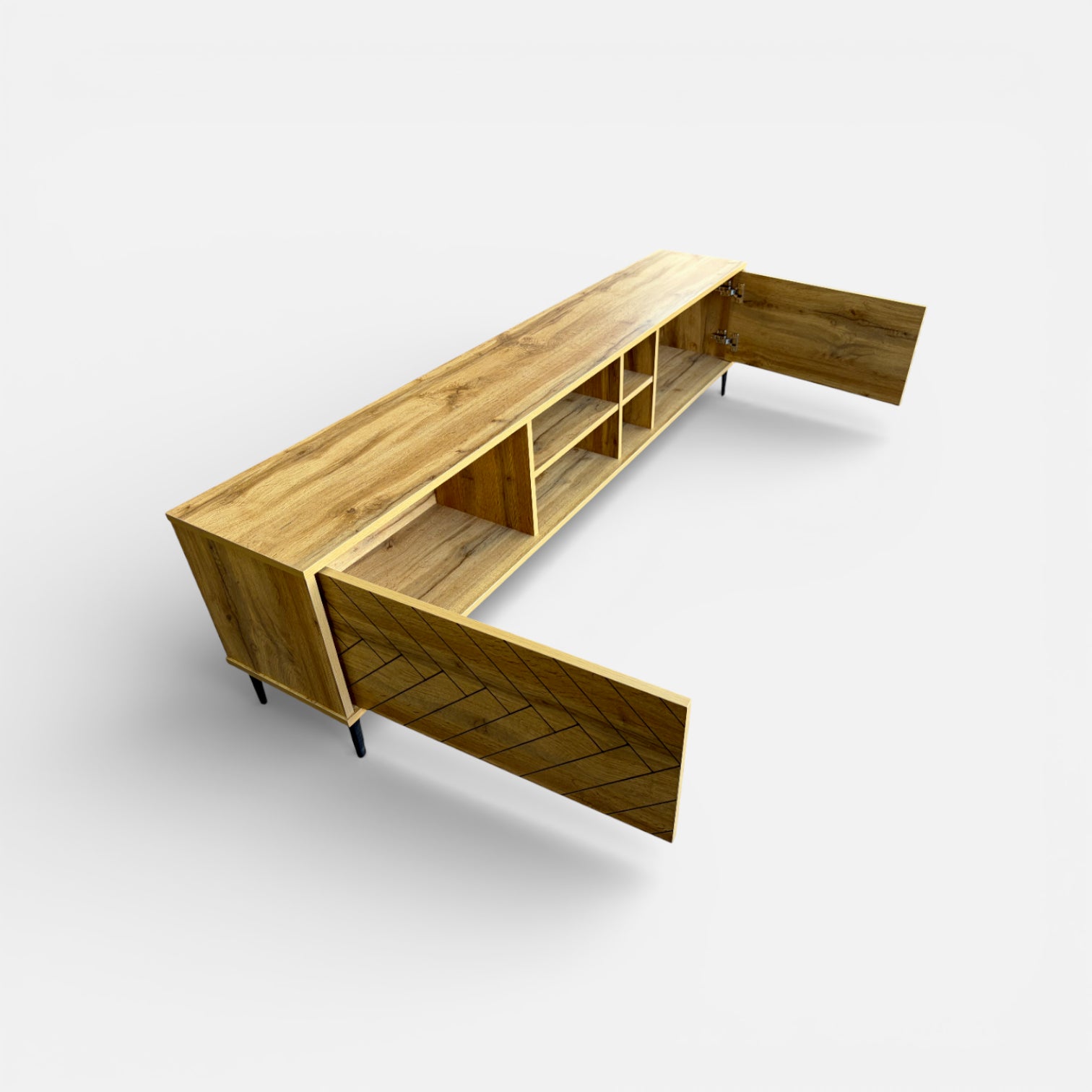 rack para TV - Espacio optimizado con el rack Joaquín | mueblesamerica.cl