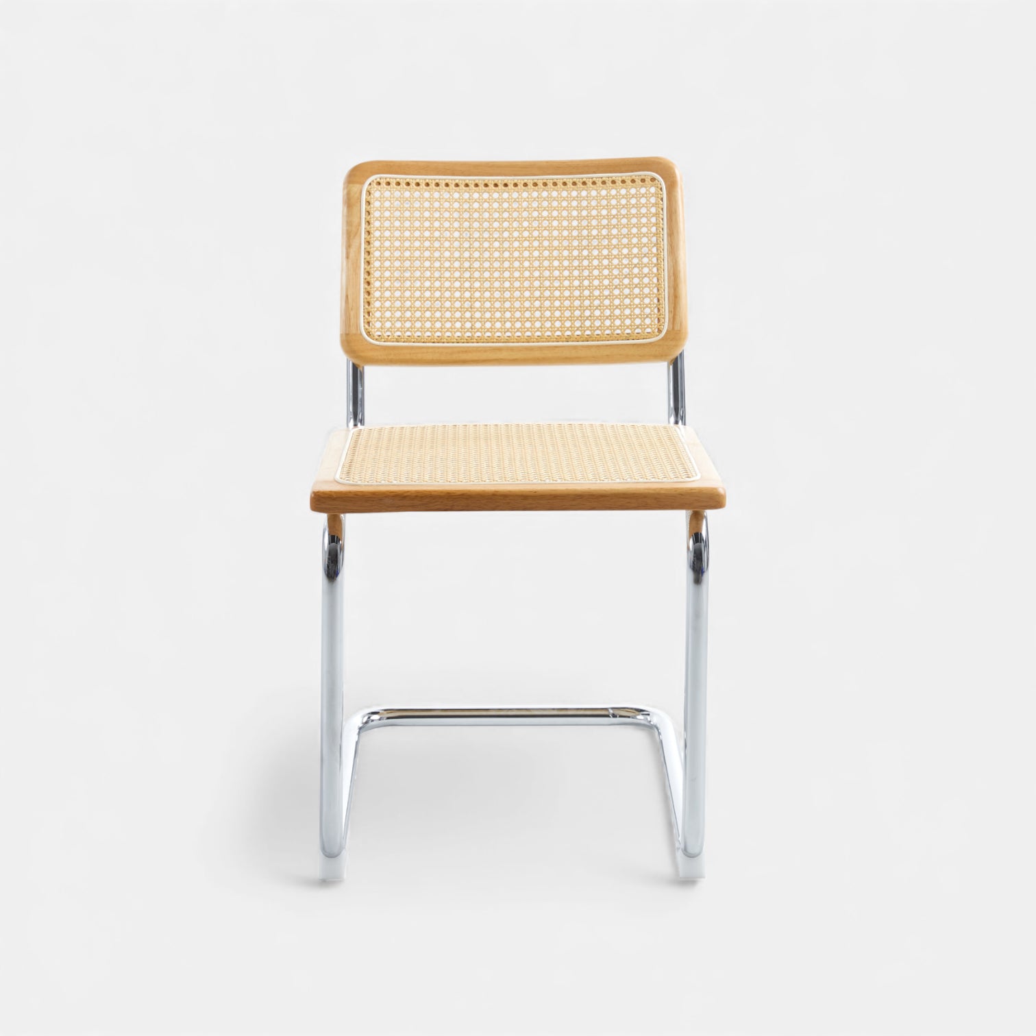 Silla Breuer Madera y Rattan - Madera