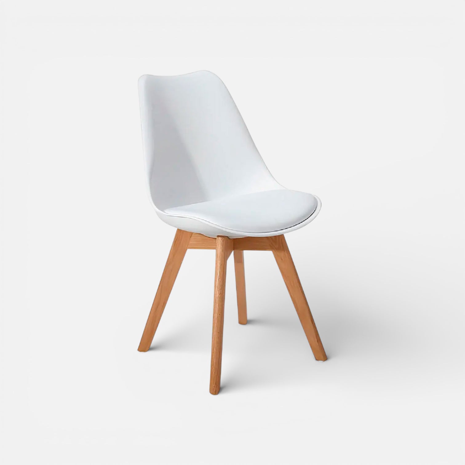 Silla Tulip Acolchada - Blanca