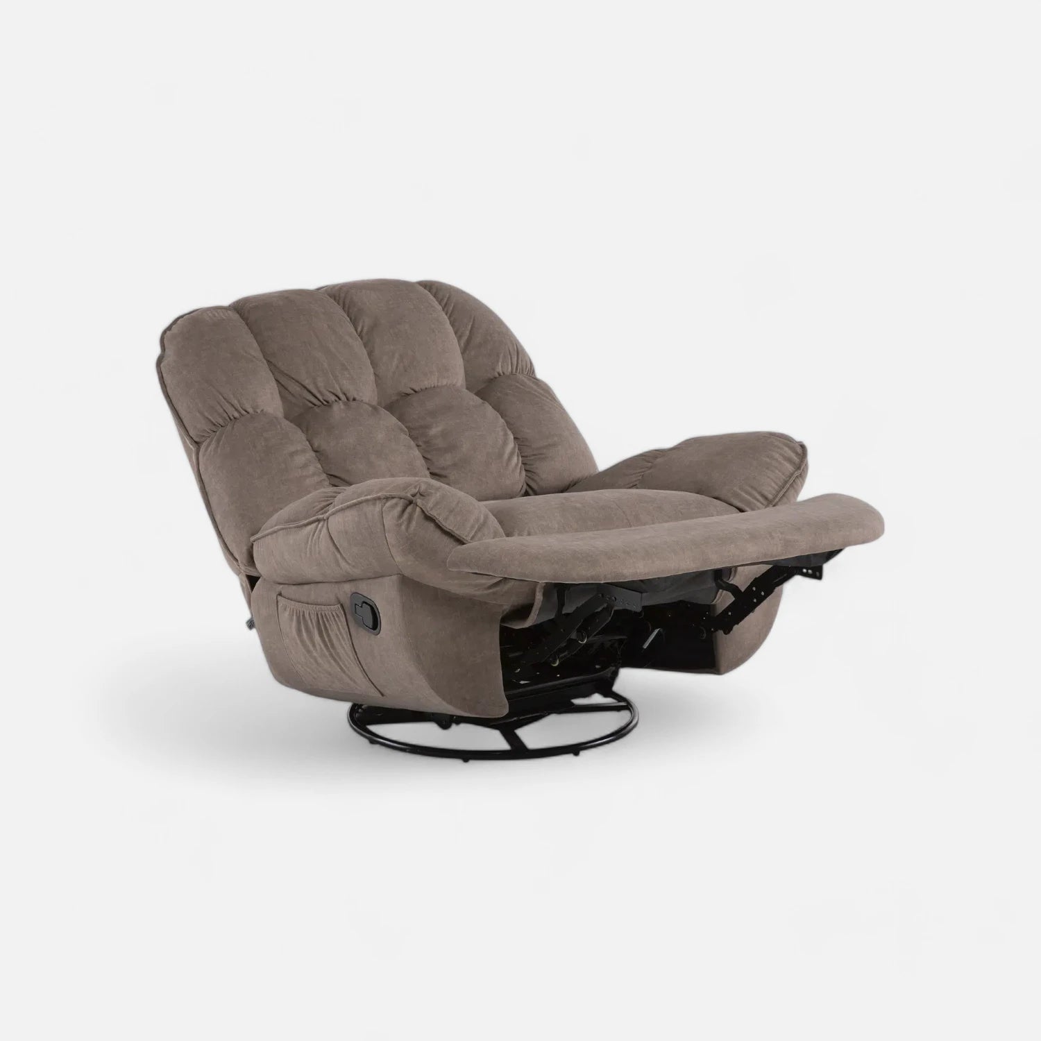 Sofá Bergere Giratorio - Modelo Orbital Café