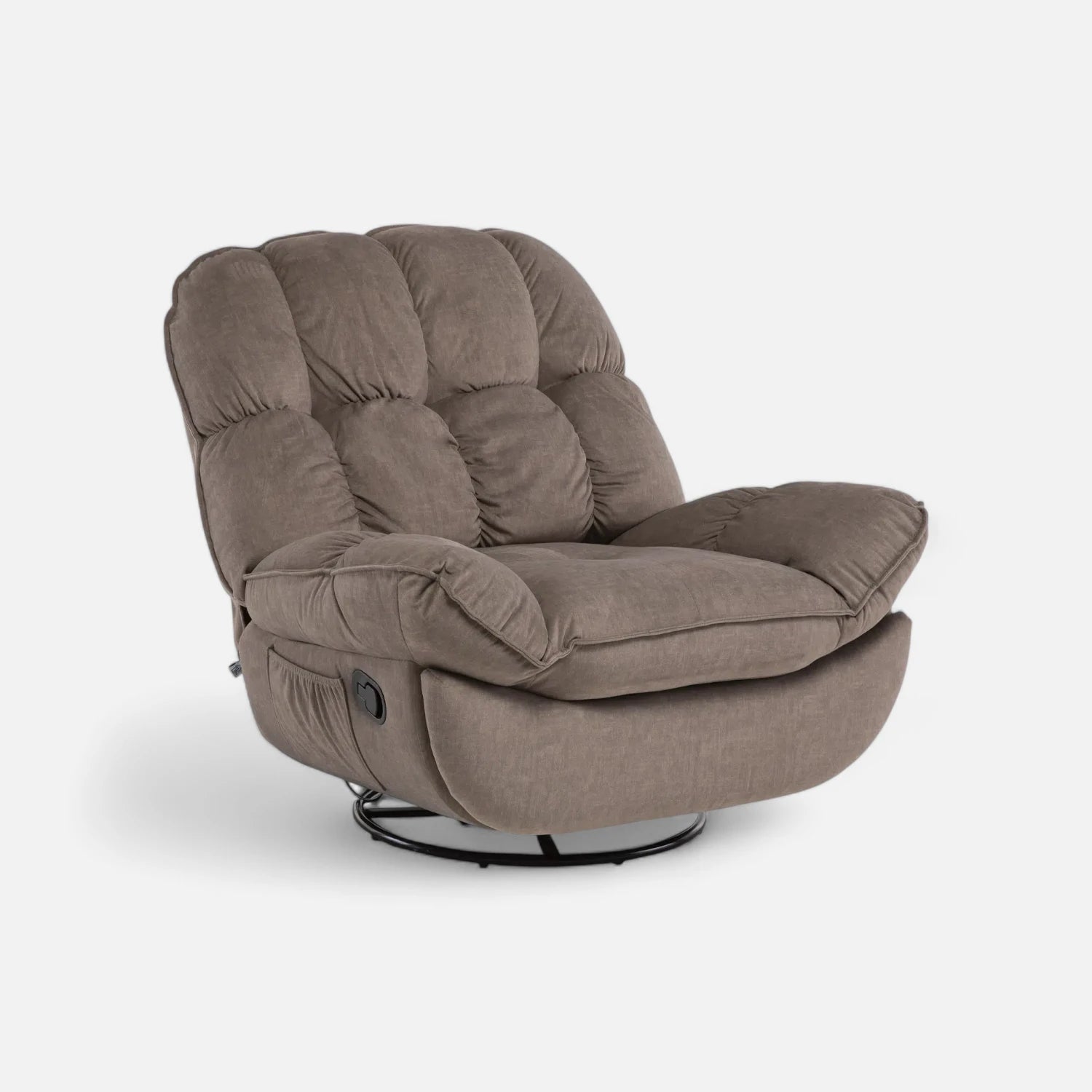 Sofá Bergere Giratorio - Modelo Orbital Café