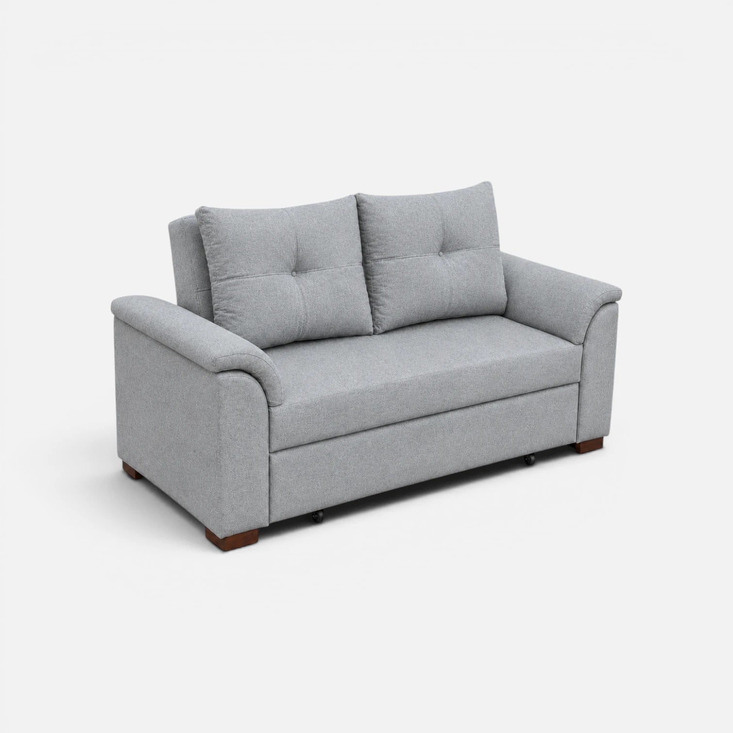 Sofá Cama Elena Tela Lino Finesse Gris