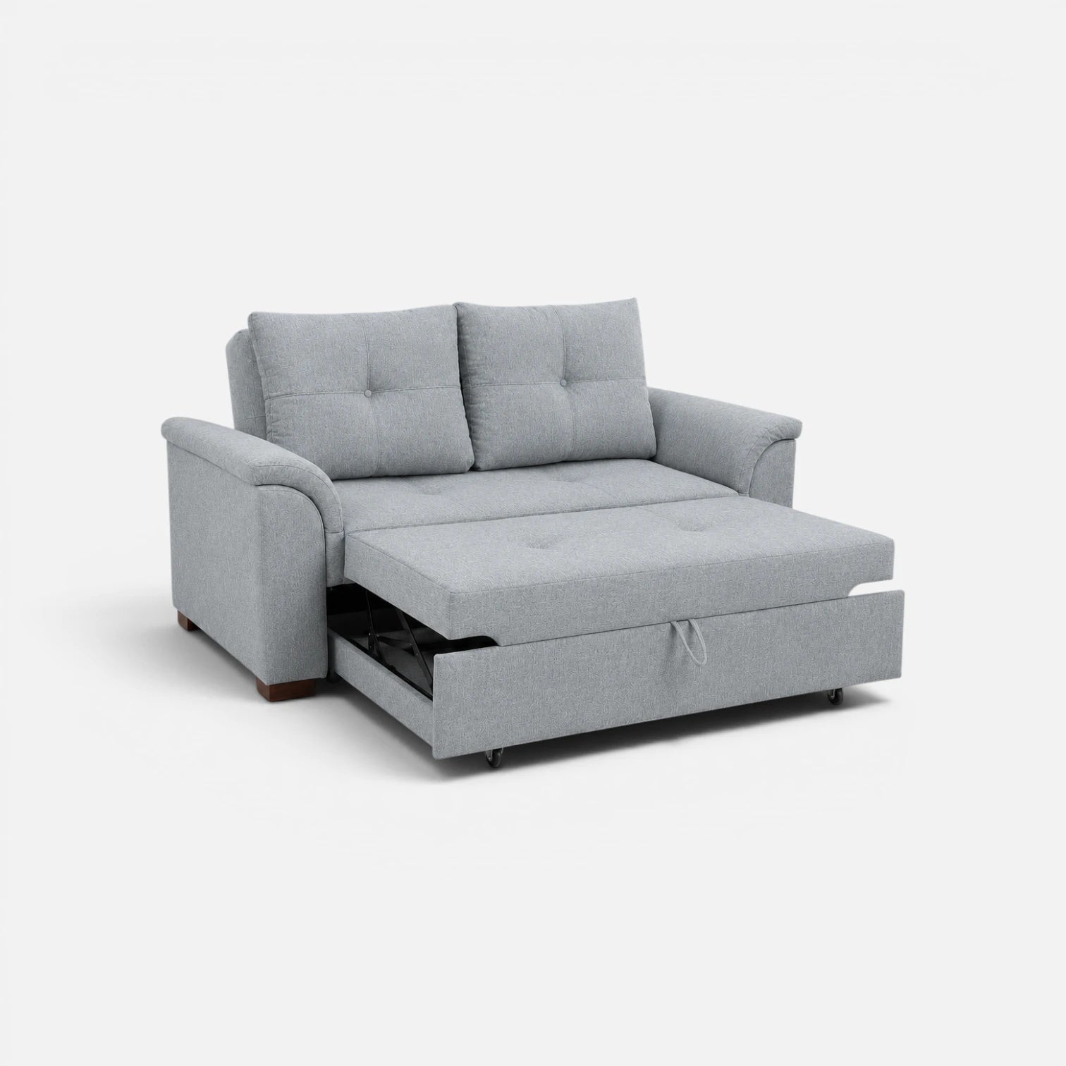 Sofá Cama Elena Tela Lino Finesse Gris